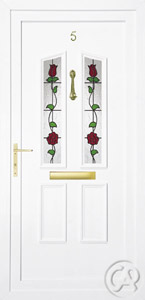Door Geneva Climbing Rose - Click to request a no obligation quotation